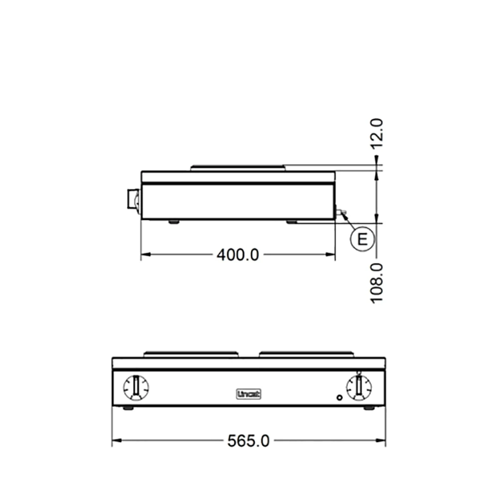 Lynx 400 By Lincat Twin Plate Boiling Top LBR2 Stainless Steel 4 Lynx 400 By Lincat Twin Plate Boiling Top LBR2 Stainless Steel - Image 2