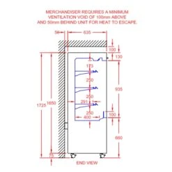 CED Chilled 900 Slimline Multi Deck & Roller Shutter MM900SRHT 900mm Wide Stainless Steel 8 CED Chilled 900 Slimline Multi Deck & Roller Shutter MM900SRHT 900mm Wide Stainless Steel -Kitchen Appliances Store CDMD0900 4