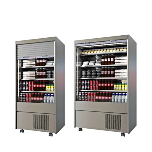 CED Chilled 1200 Slimline Multi Deck & Roller Shutter 4 Tier MM1200LRHT 1200mm Wide Stainless Steel 4 CED Chilled 1200 Slimline Multi Deck & Roller Shutter 4 Tier MM1200LRHT 1200mm Wide Stainless Steel - Image 2