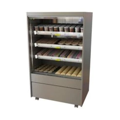 Kitchen Appliances Store 17 CED Heated 1200 Large Multi Deck & Night Blind MMH1200L 1200mm Wide Stainless Steel