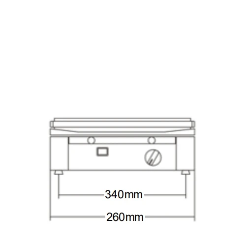 Sirman Large Single Panini Grill Flat/Ribbed CORT LR T Stainless Steel 4 Sirman Large Single Panini Grill Flat/Ribbed CORT LR T Stainless Steel - Image 2
