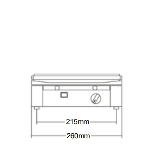 Sirman Single Panini Grill With Ribbed Surface ELIO RR T Stainless Steel 4 Sirman Single Panini Grill With Ribbed Surface ELIO RR T Stainless Steel - Image 2