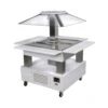 Roller Grill Heated Food Display SBC40C Limed White -Kitchen Appliances Store RGFDW040