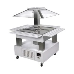 Roller Grill Heated Food Display SBC40C Limed White