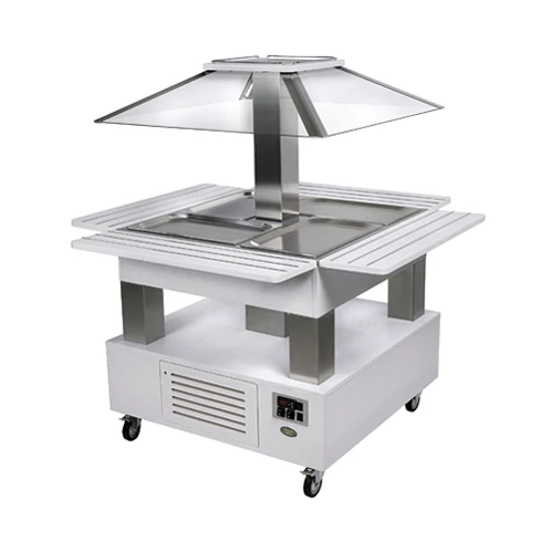 Roller Grill Heated Food Display SBC40C Limed White 3 Roller Grill Heated Food Display SBC40C Limed White