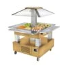 Roller Grill Chilled Salad Bar SBC 40 F Light Oak Stainless Steel 2 Roller Grill Chilled Salad Bar SBC 40 F Light Oak Stainless Steel -Kitchen Appliances Store RGFLO040