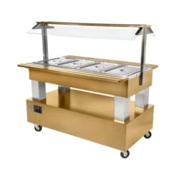 Roller Grill Heated Food Display SB 40 C Light Oak Mainly Stainless Steel