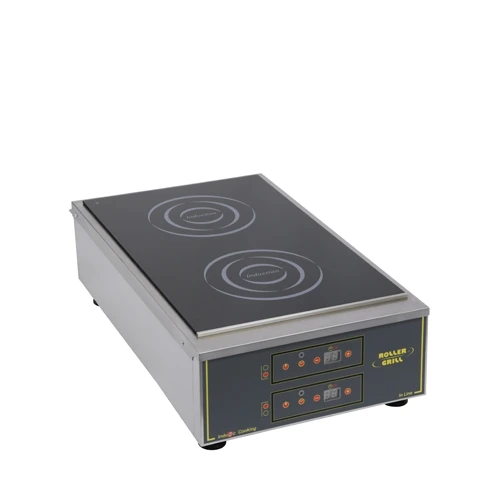 Roller Grill PID700 Double Induction Hob Stainless Steel 3 Roller Grill PID700 Double Induction Hob Stainless Steel