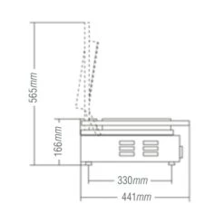 Sirman Ceramic Double Panini Grill PDVC RR T Stainless Steel/Red -Kitchen Appliances Store SCPG0001 3
