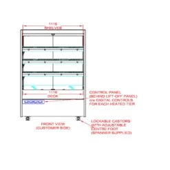 CED Heated 1200 Large Multi Deck & Night Blind MMH1200L 1200mm Wide Stainless Steel -Kitchen Appliances Store Untitled26