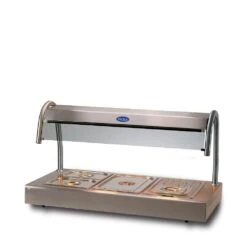 Victor Caribbean Heated Bain Marie Topper CTB1 Stainless Steel