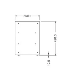 Lincat Seal Ambient Glass Display Cabinet GC39D -Kitchen Appliances Store VHGCD039 3