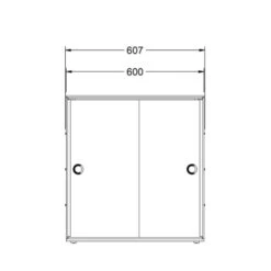 Lincat Seal Ambient Glass Display Cabinet GC46D -Kitchen Appliances Store VHGCD046 2