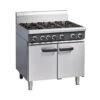 Blue Seal Cobra CR9D 900mm Six Burner Gas Range Static Oven Stainless Steel -Kitchen Appliances Store WBSC10172