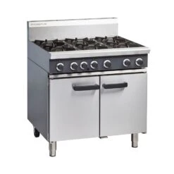 Blue Seal Cobra CR9D 900mm Six Burner Gas Range Static Oven Stainless Steel