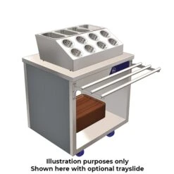 CED Glide Cutlery/Tray Pick Up Unit 2/1 GN GCTU Stainless Steel -Kitchen Appliances Store WCED2410 3