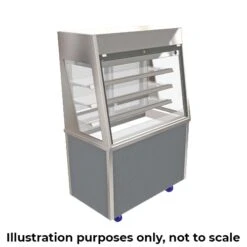 CED Glide Refrigerated Rear Door Multi Deck Security Shutter Stainless Steel