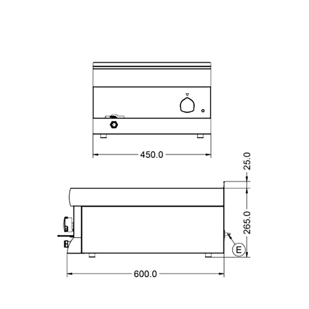 Silverlink By Lincat Silverlink Wet Bain Marie BM4BW Stainless Steel 4 Silverlink By Lincat Silverlink Wet Bain Marie BM4BW Stainless Steel - Image 2