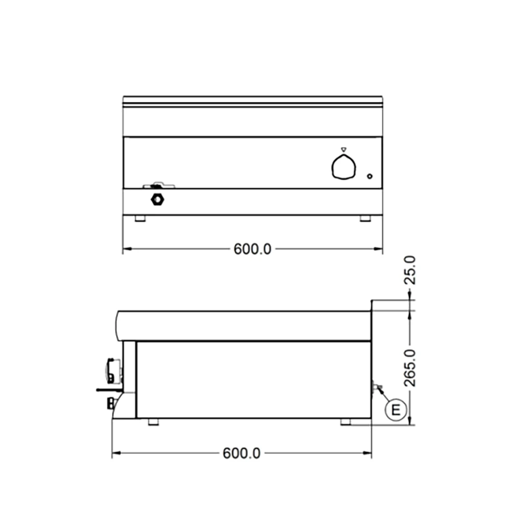 Silverlink By Lincat Wet Heat Bain Marie Wet BM6BW Stainless Steel 4 Silverlink By Lincat Wet Heat Bain Marie Wet BM6BW Stainless Steel - Image 2