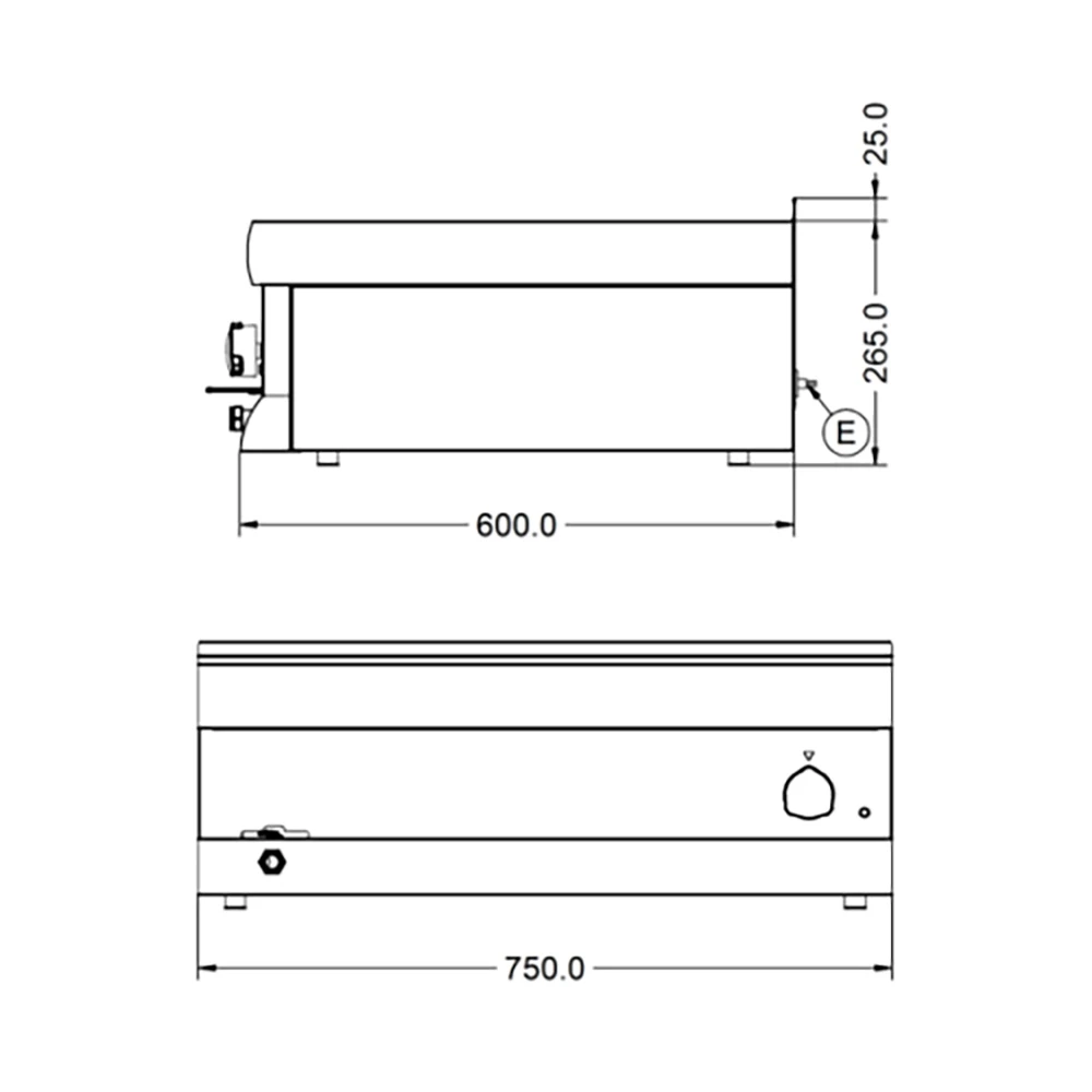 Silverlink By Lincat Silverlink Wet Heat Gastronorm Bain Marie BM7W Stainless Steel 4 Silverlink By Lincat Silverlink Wet Heat Gastronorm Bain Marie BM7W Stainless Steel - Image 2