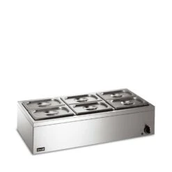 Lynx 400 By Lincat Wet Heat Gastronorm Bain Marie LBM3W Stainless Steel