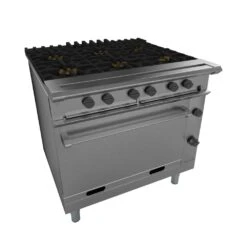 Falcon Chieftain 6 Ring Open Top Gas Range G1066X Stainless Steel