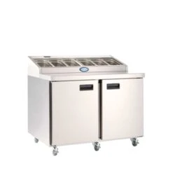 Foster 2 Door Counter Prep Station 6 Pan FPS2HR 270 Litres Stainless Steel