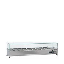 Refrigerated Salad Prep Unit TOP2000CR Stainless Steel