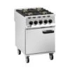 Opus 800 By Lincat Dual Fuel 4 Burner Range Oven OD8006 Stainless Steel -Kitchen Appliances Store WLOD80062