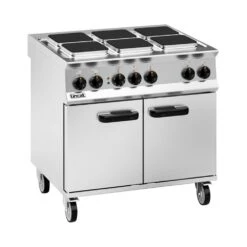 Opus 800 By Lincat 6 Hotplate Electric Range OE8008 Stainless Steel