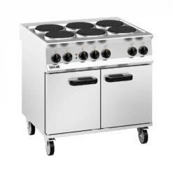 Opus 800 By Lincat 6 Hotplate Electric Range OE8016 Stainless Steel