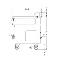 Opus 800 By Lincat Electric Bratt Oan OE8802 Stainless Steel -Kitchen Appliances Store WLOE8802 3