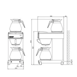 Bravilor Mondo Quick Coffee Filtering Machine 18 Ltr Stainless Steel & Black 9 Bravilor Mondo Quick Coffee Filtering Machine 18 Ltr Stainless Steel & Black -Kitchen Appliances Store WMCM0004 41