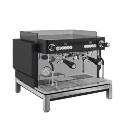 Crem Traditional 2 Group Mini Display Coffee Machine 6 Litre Black