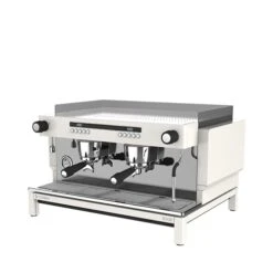 Crem Traditional 2 Group Display White Coffee Machine 11.5 Litre