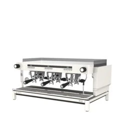 Crem Tradtional 3 Group Display White Coffee Machine 17.5 Litres