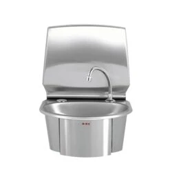 Mechline Basix Push Panel Hands Free Wash Basin WS6-KVS Stainless Steel
