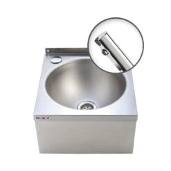 Mechline Basix Tempomatic Tap Hands Free Wash Basin WS3-NT4 Stainless Steel