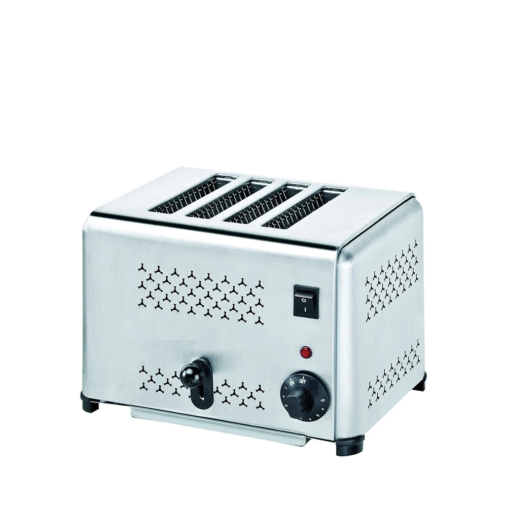Pujadas 4 Slot Commercial Stainless Steel Toaster 3 Pujadas 4 Slot Commercial Stainless Steel Toaster