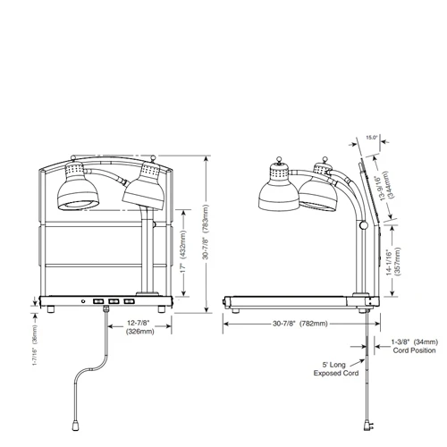 Alto Shaam Double Lamp Carving Station CS-200/S 4 Alto Shaam Double Lamp Carving Station CS-200/S - Image 2