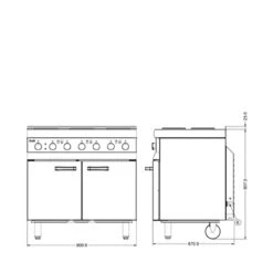 Silverlink By Lincat 6 Hotplate Electric Range ESLR9C Stainless Steel 5 Silverlink By Lincat 6 Hotplate Electric Range ESLR9C Stainless Steel -Kitchen Appliances Store WRES0001 21