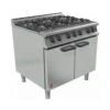 Falcon Dominator 6 Burner Oven On Feet G3101 Stainless Steel -Kitchen Appliances Store WRFG21021