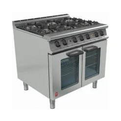 Falcon Dominator 6 Burner Gas Range G3101 OTC Stainless Steel