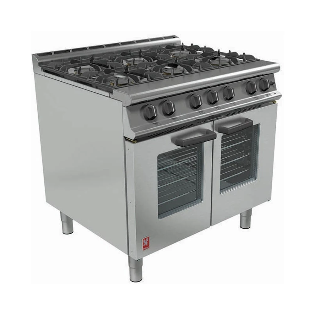 Falcon Dominator 6 Burner Gas Convection OvenRange G3106 Stainless Steel 3 Falcon Dominator 6 Burner Gas Convection OvenRange G3106 Stainless Steel