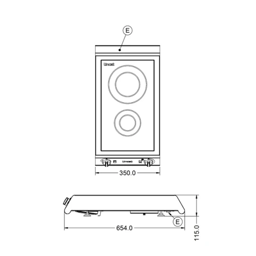 Lincat Tandem' Style Table Top Induction Cooker IH21 Stainless Steel 4 Lincat Tandem' Style Table Top Induction Cooker IH21 Stainless Steel - Image 2