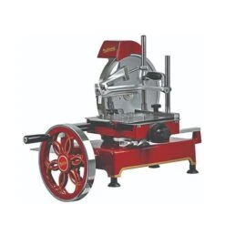 Metcalfe Retro Flywheel Meat Slicer 5S506N Blade 300mm (12") Red And Stainless Steel