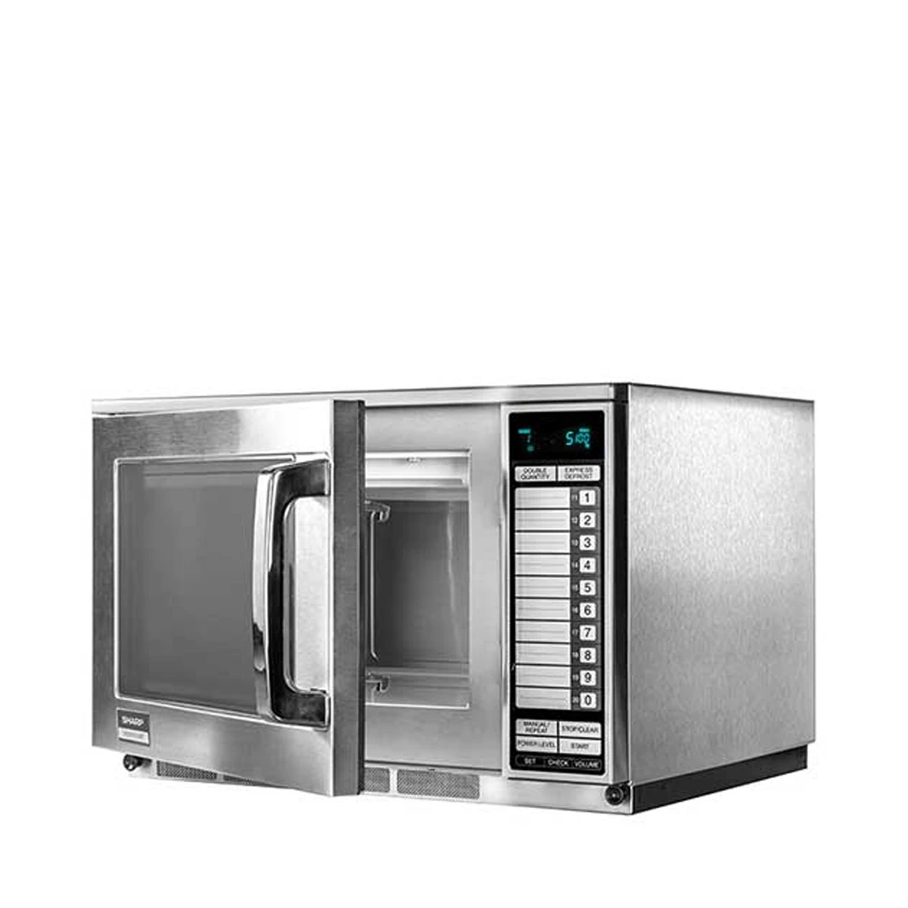 Sharp Touch Control Commercial Microwave 1900 Watt R24AT 20Ltr Stainless Steel 3 Sharp Touch Control Commercial Microwave 1900 Watt R24AT 20Ltr Stainless Steel