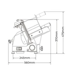 Sirman Smart Entry Level Meat Slicer SMART 250R RED -Kitchen Appliances Store WSMA2504 3