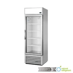 True Single Glass Door Refrigerated Merchandiser GDM-19T-HC~TSL01 350 Litres Stainless Steel