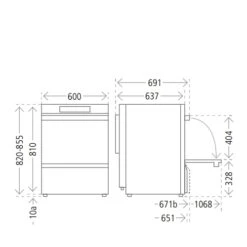 Winterhalter UC-XLE Dishwasher/Glasswasher With Water Softener Extra Large Stainless Steel 9 Winterhalter UC-XLE Dishwasher/Glasswasher With Water Softener Extra Large Stainless Steel -Kitchen Appliances Store WUXL0034 4